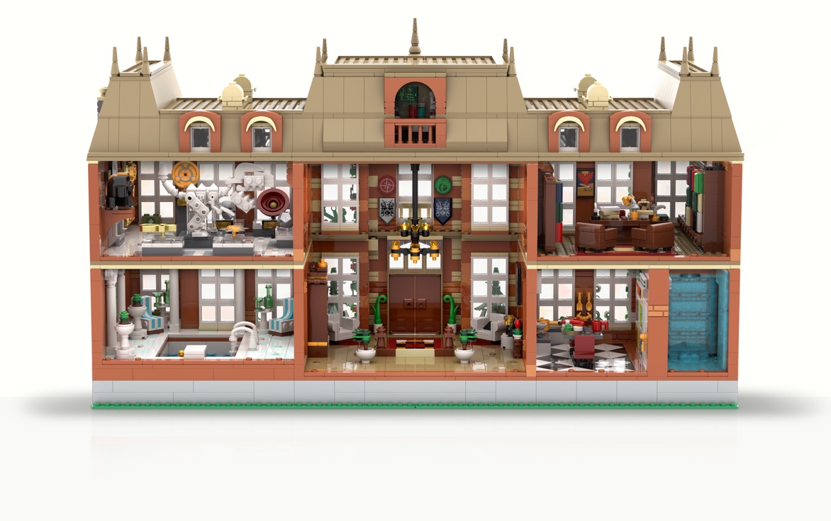 Croft Manor opened up, every room furnished