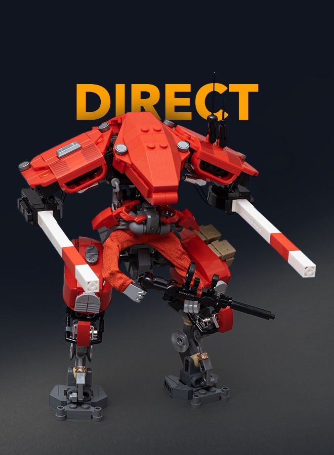 Direct: a red brick mech